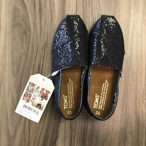 Black Sequin Toms